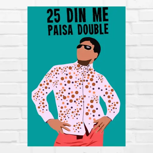 Good Hope Raju Phir Hera Pheri Movie Funny Quote Poster (12 x 18 Inch) For Room Office wall decor home decor bedroom living room Gift Paintings wallpaper Hostel Boys Girls